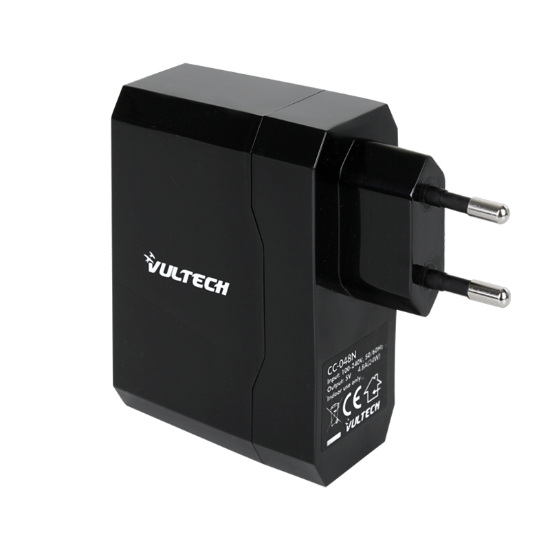 Vultech CC-048N mobile device charger Universal Black AC Indoor – image 3