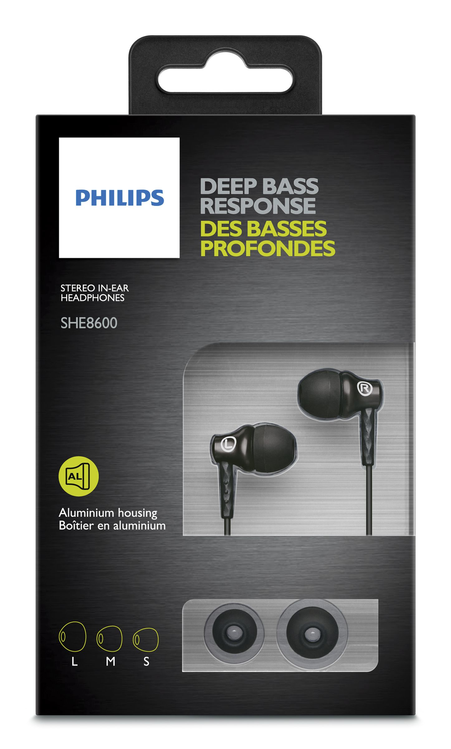 Philips SHE8600BK/00 headphones/headset Wired In-ear Black – image 2