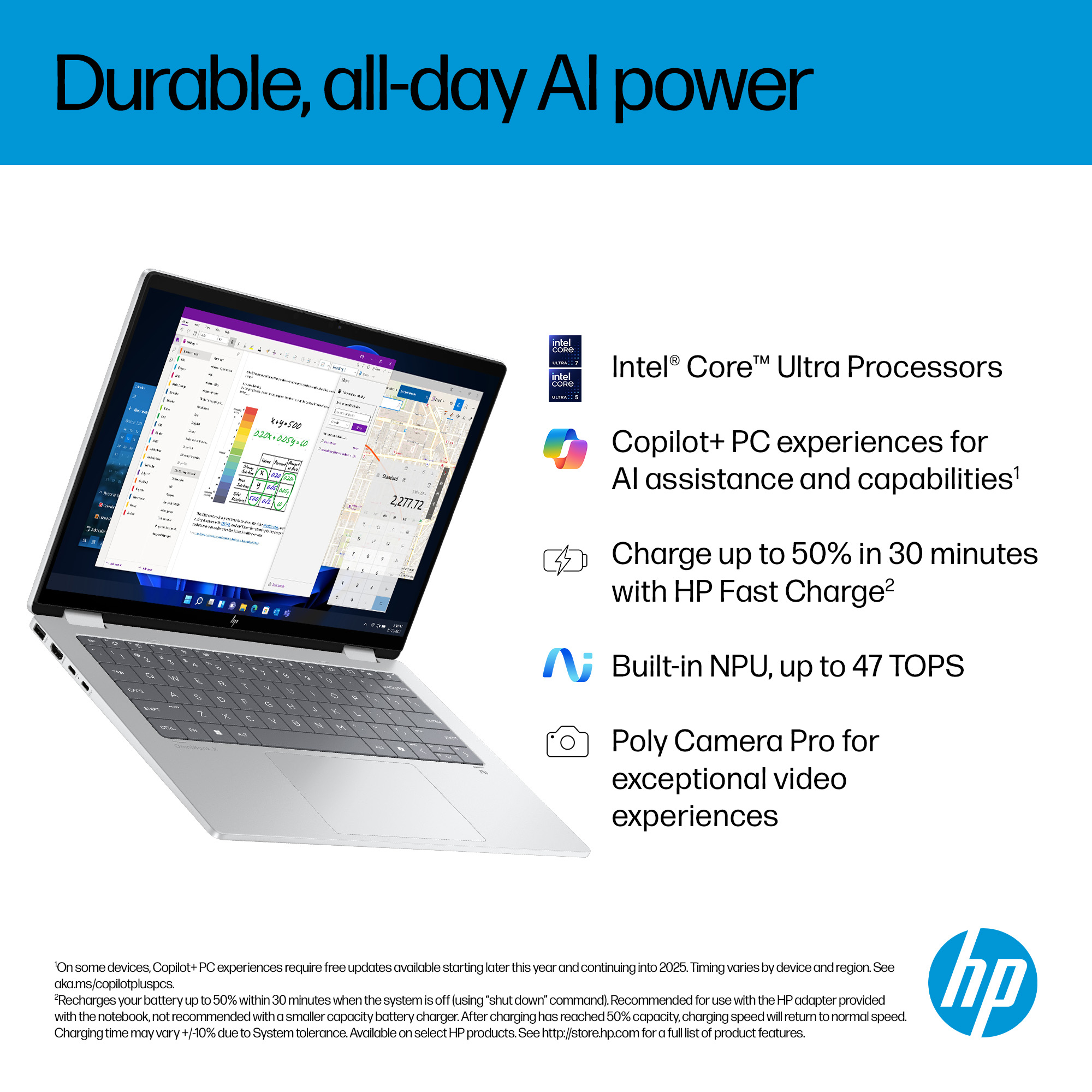 HP OmniBook X Flip 2-in-1 Laptop Next Gen AI 14-fm0011nax – image 9