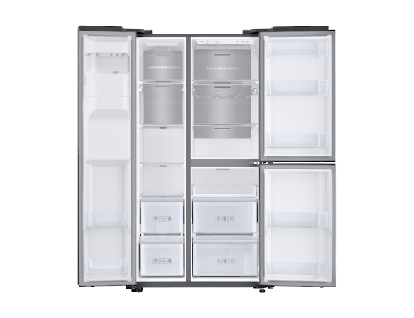 Samsung RS68N8661S9 side-by-side refrigerator Freestanding – image 4