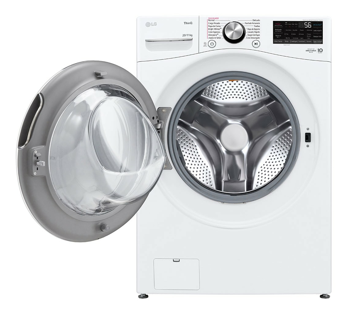 LG WD20WV26R washer dryer Freestanding Front-load White – image 2