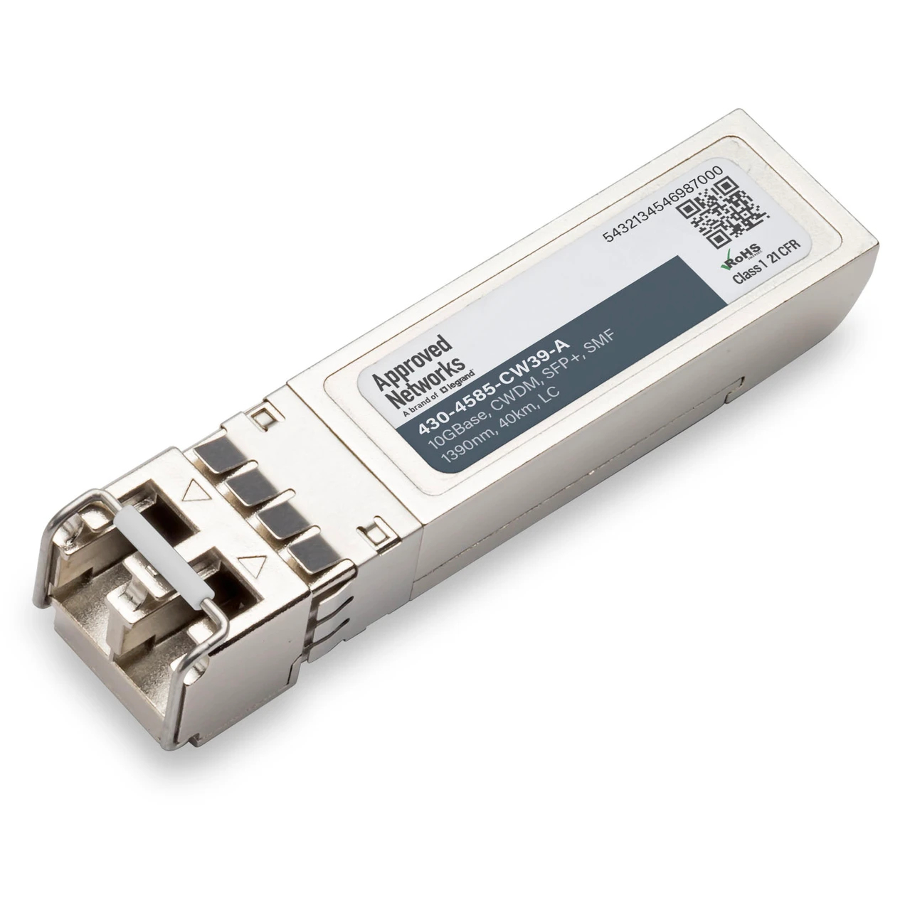 Legrand 430-4585-CW39-A network transceiver module Fiber optic 10 Mbit/s SFP+ 1390 nm