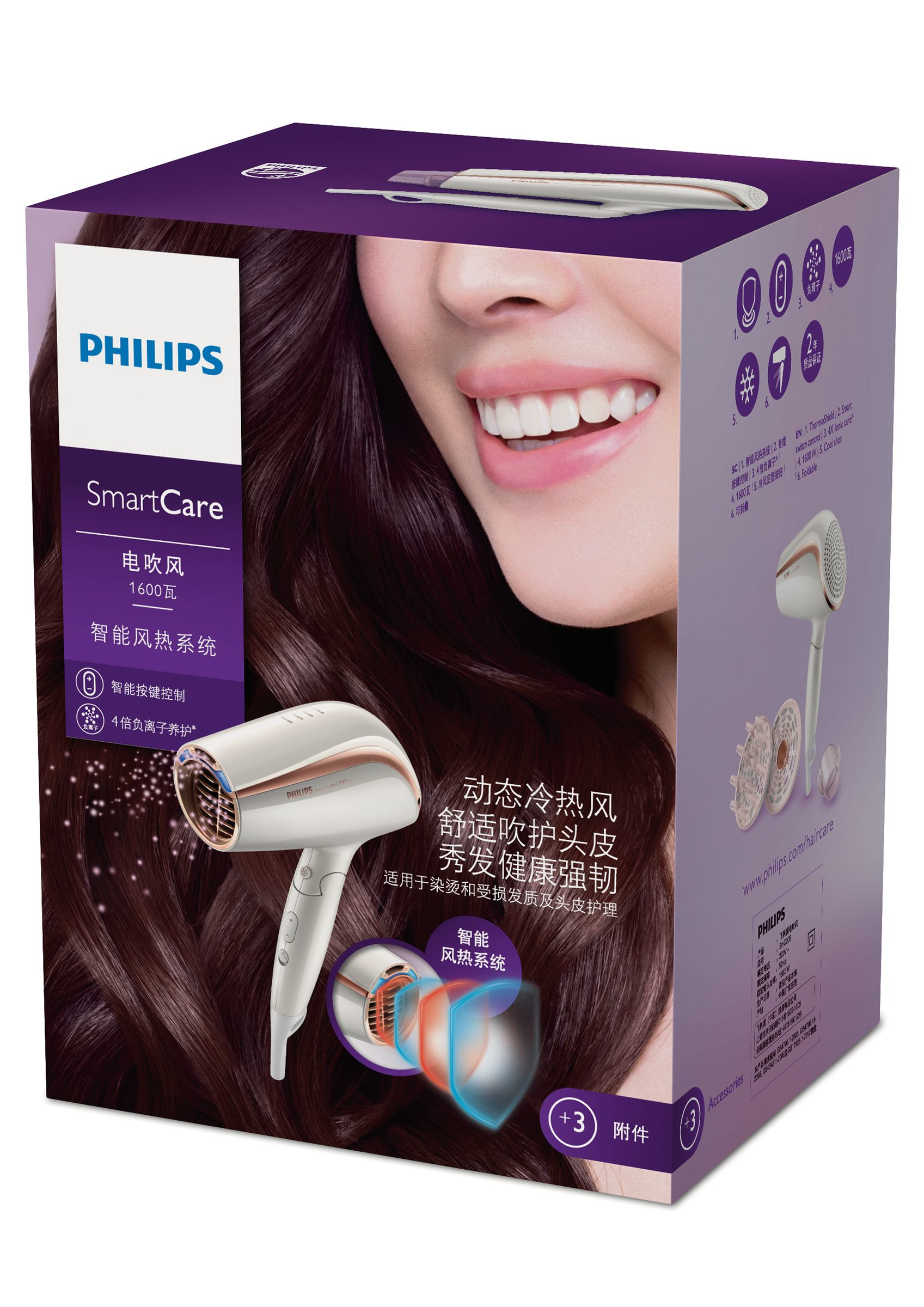Philips SmartCare BHC208/05 hair dryer – image 2