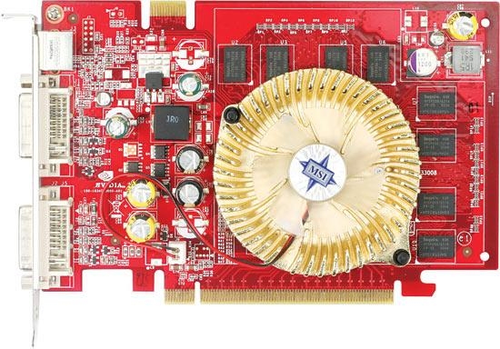 MSI NX7600GS-T2D256E graphics card NVIDIA GDDR2 – image 1