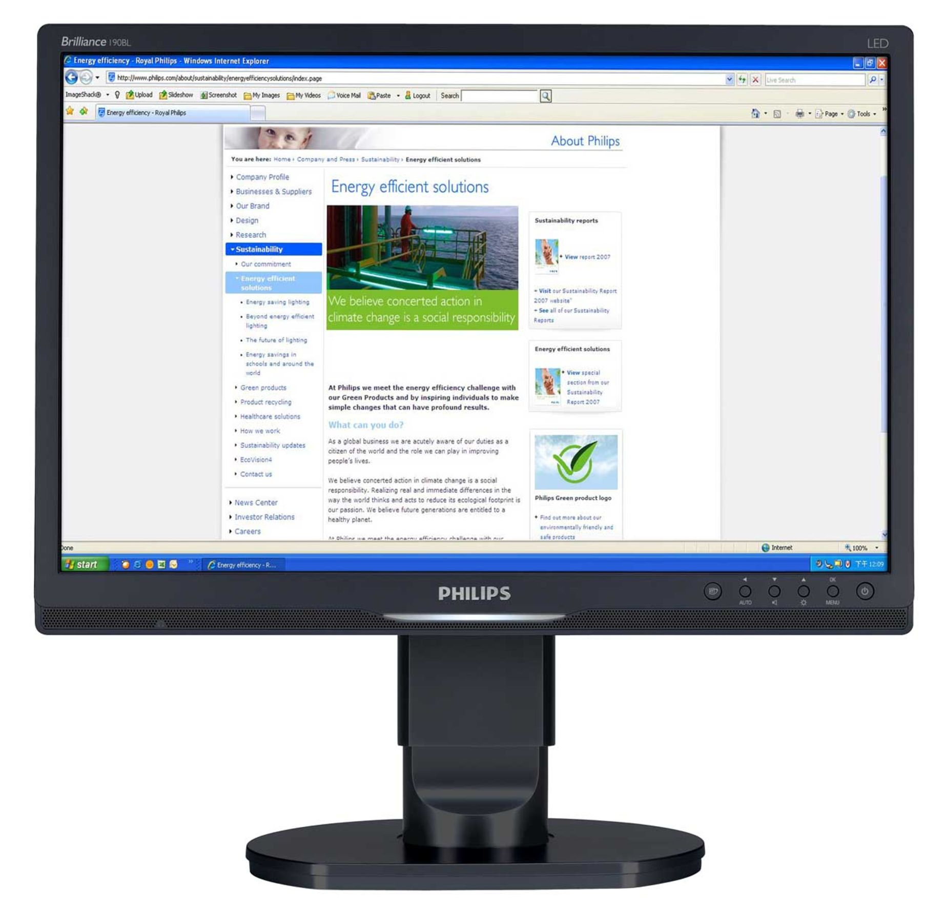 Philips Brilliance 190BL1CB/69 computer monitor – image 2