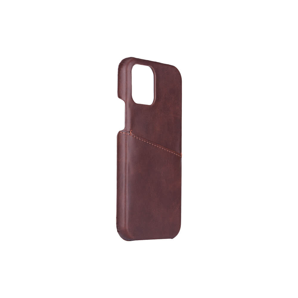 Onsala Mobile Cover Brown with Cardpocket iPhone 12 – image 3