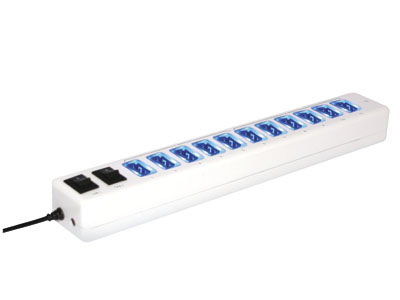 Techly 12 ports USB Hub with Switches and Power Supply IUSB2-HUB12 – image 1
