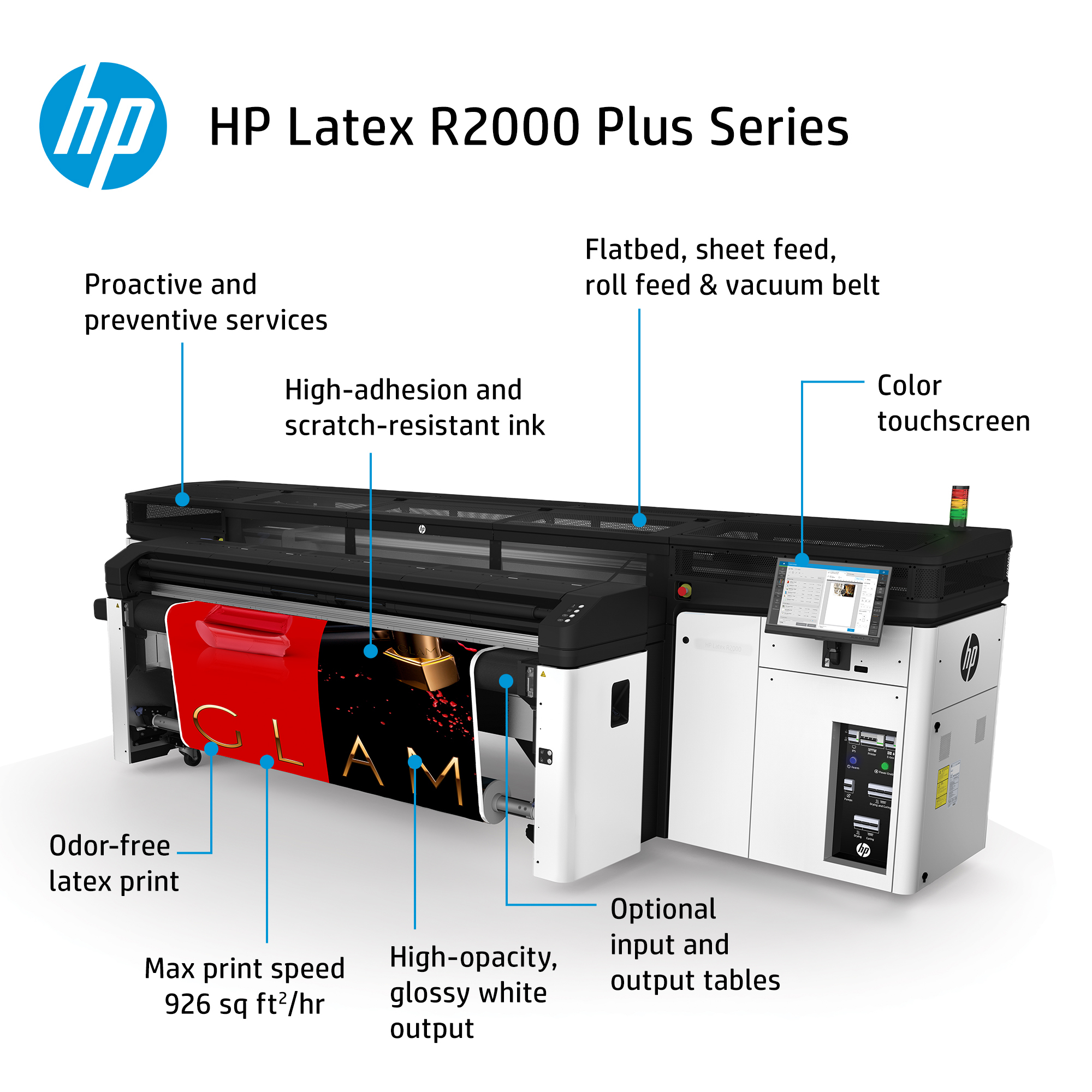 HP Latex R2000 Printer – image 3