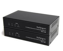 StarTech.com EOC110KGB network extender Network transmitter & receiver Black