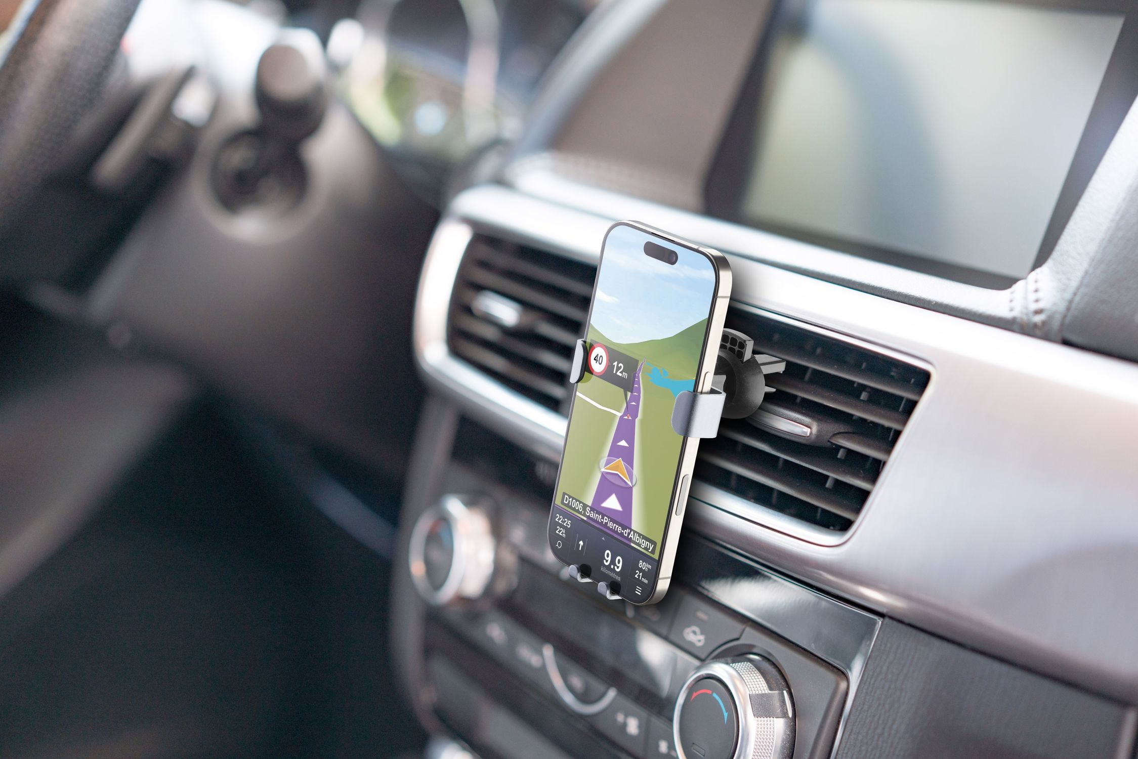Slide - Universal Smartphonehalterung für Lüftungsdüsen im Auto