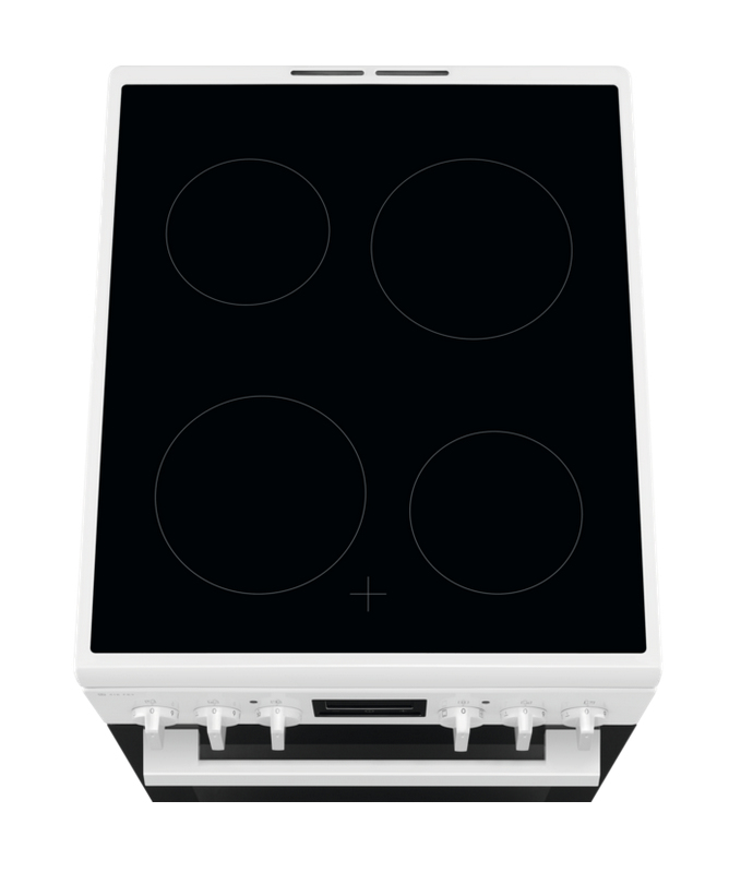 Electrolux LKR524288W Freestanding cooker Electric Ceramic hob White – image 3