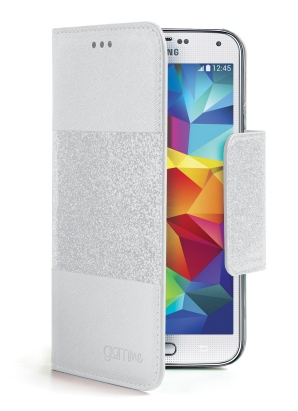 Celly GLAGEGS5WH mobile phone case Folio White