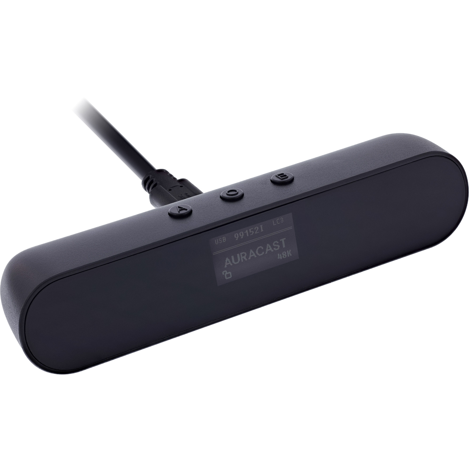 InLine 99152I wireless audio transmitter AUX + USB Black Built-in display
