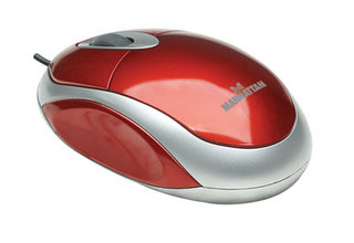 Manhattan 176880 mouse USB Type-A Optical 1000 DPI
