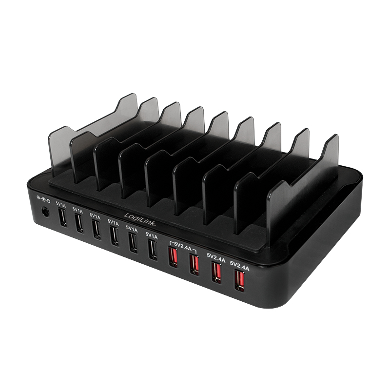 LogiLink PA0141 mobile device charger Universal Black AC Indoor