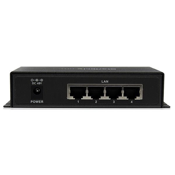 StarTech.com 5 Port Unmanaged Industrial Gigabit PoE Switch with 4 Power over Ethernet ports – image 3
