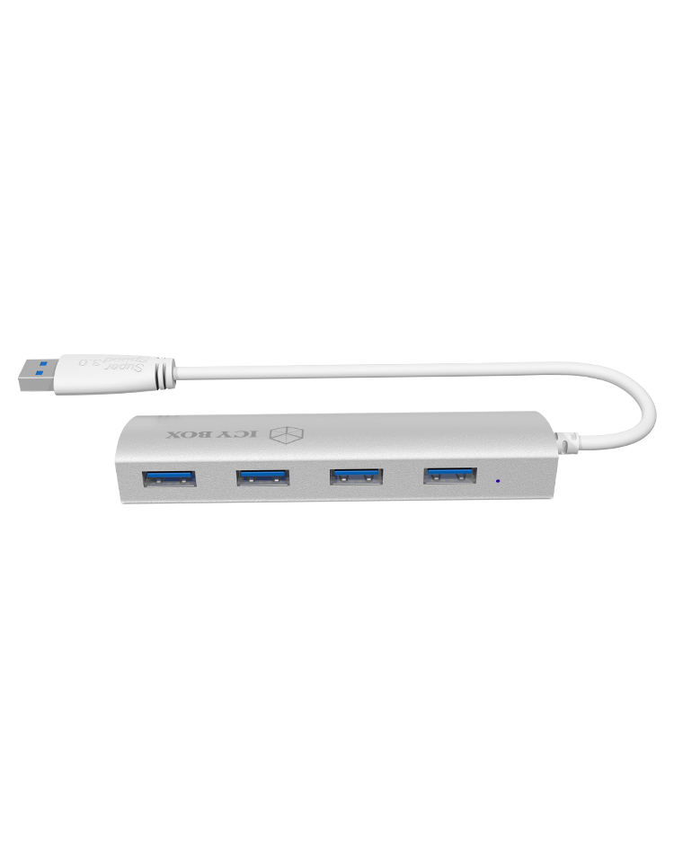 ICY BOX IB-AC6401 USB 3.2 Gen 1 (3.1 Gen 1) Type-A 5000 Mbit/s Silver – image 4