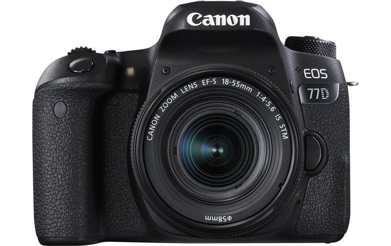 Canon Fotokamera EOS 77D Kit 18-55 IS STM / 70-300 IS II