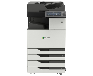 Lexmark CX924DTE - Multifunction printer - color - laser - 11.7 in x 17 in (original) - A3/Ledger (media) - up to 65 ppm (copying) - up to 65 ppm (printing) - 2150 sheets - 33.6 Kbps - USB 2.0, Gigabit LAN, USB 2.0 host - TAA Compliant
