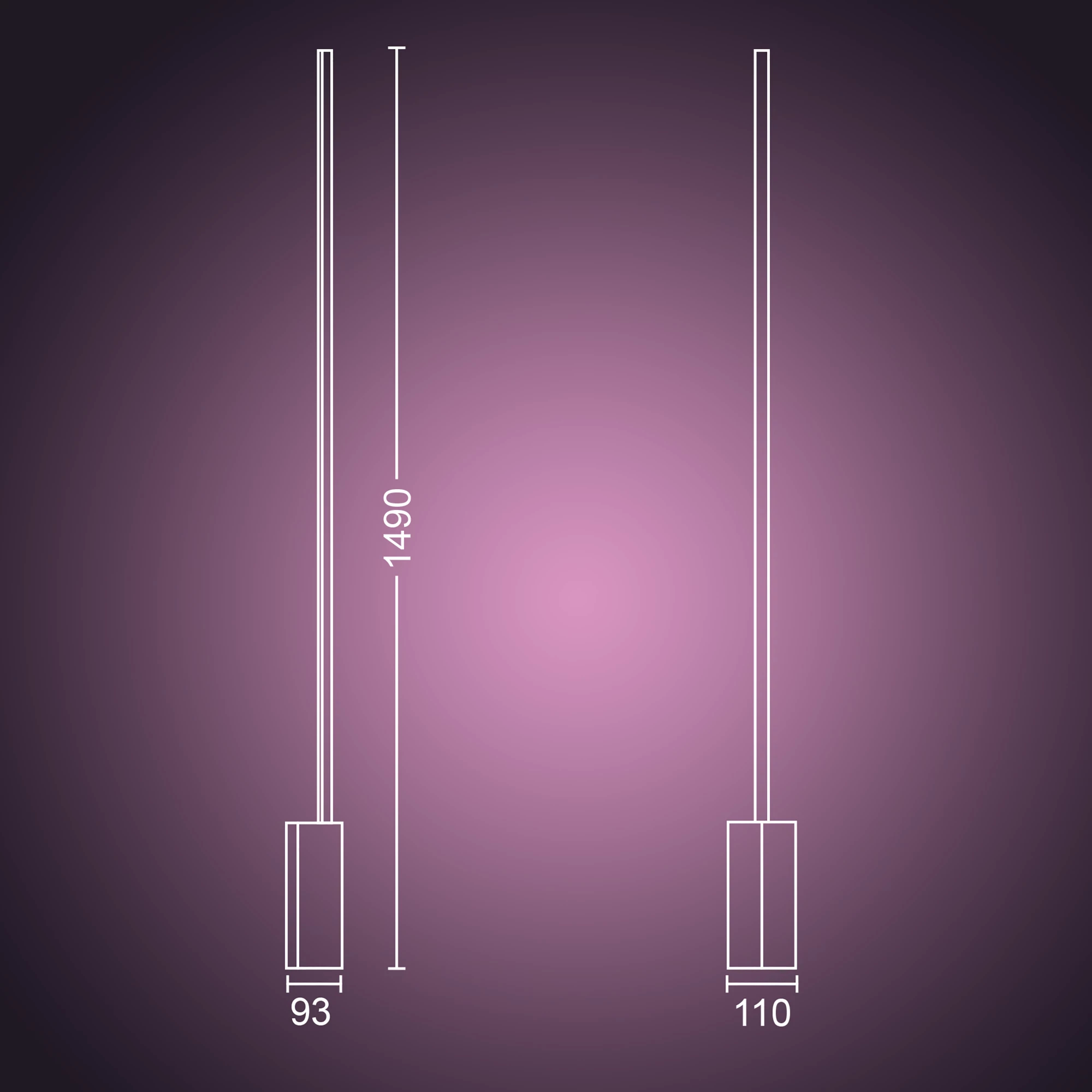 Philips by Signify Philips Hue White and colour ambience Signe floor light – image 3