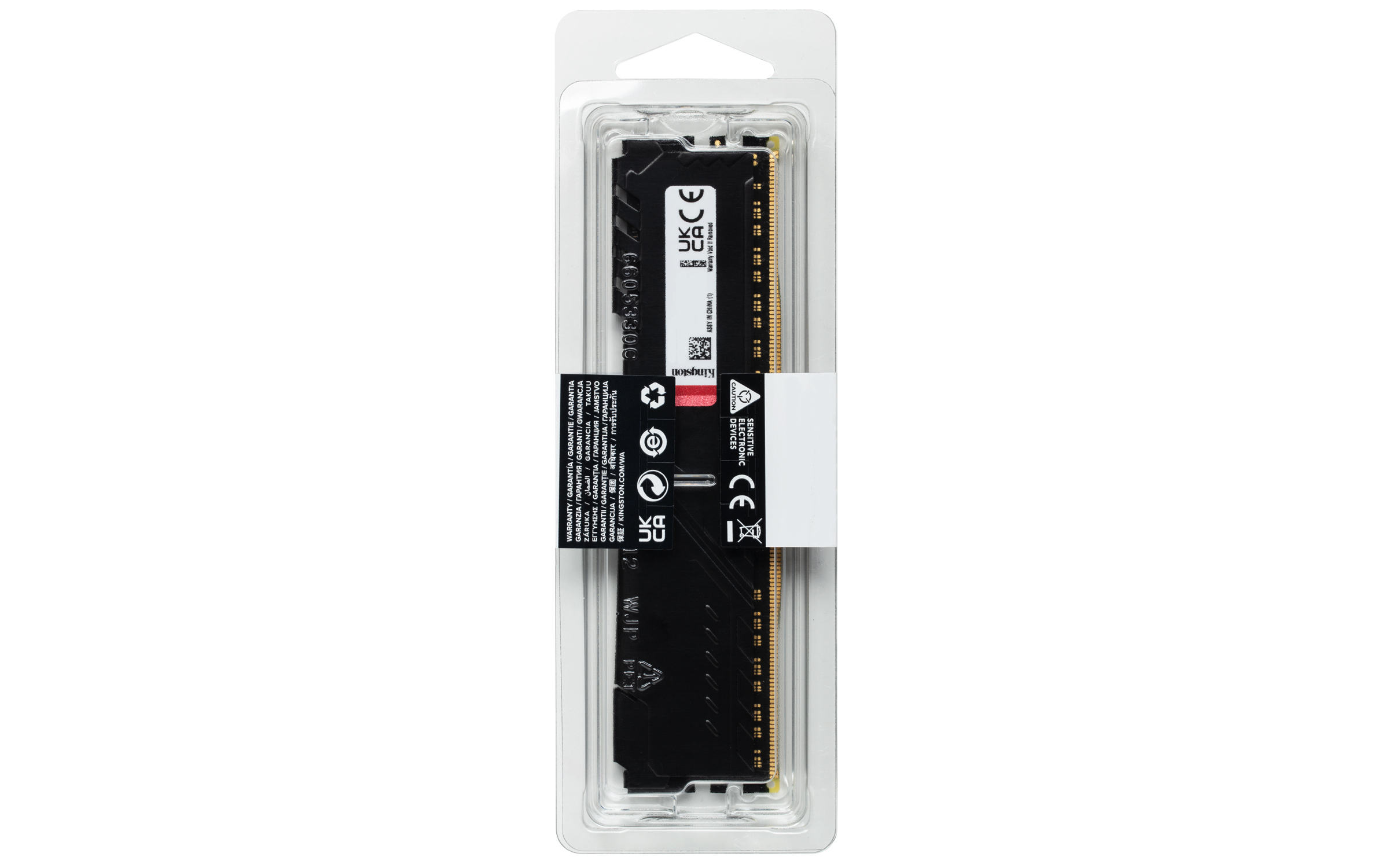 Kingston Technology FURY Beast 8GB 3200MT/s DDR4 CL16 DIMM Black. Component for: PC, Internal memory: 8 GB, Memory layout 