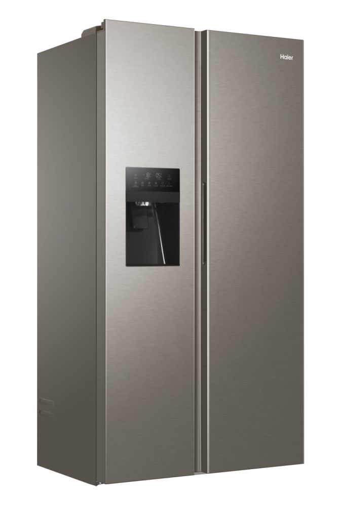 Haier SBS 90 Series 3 HSR3918FIMP side-by-side refrigerator Freestanding – image 4