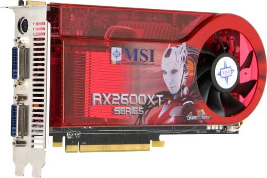 MSI RX2600XT-DIAMOND-512 graphics card GDDR4