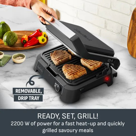 Tefal SuperGrill 3 in 1 Contact Grill GC5108G1 - Black – image 3