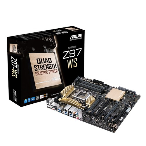 ASUS Z97-WS motherboard Intel® Z97 LGA 1150 (Socket H3) ATX