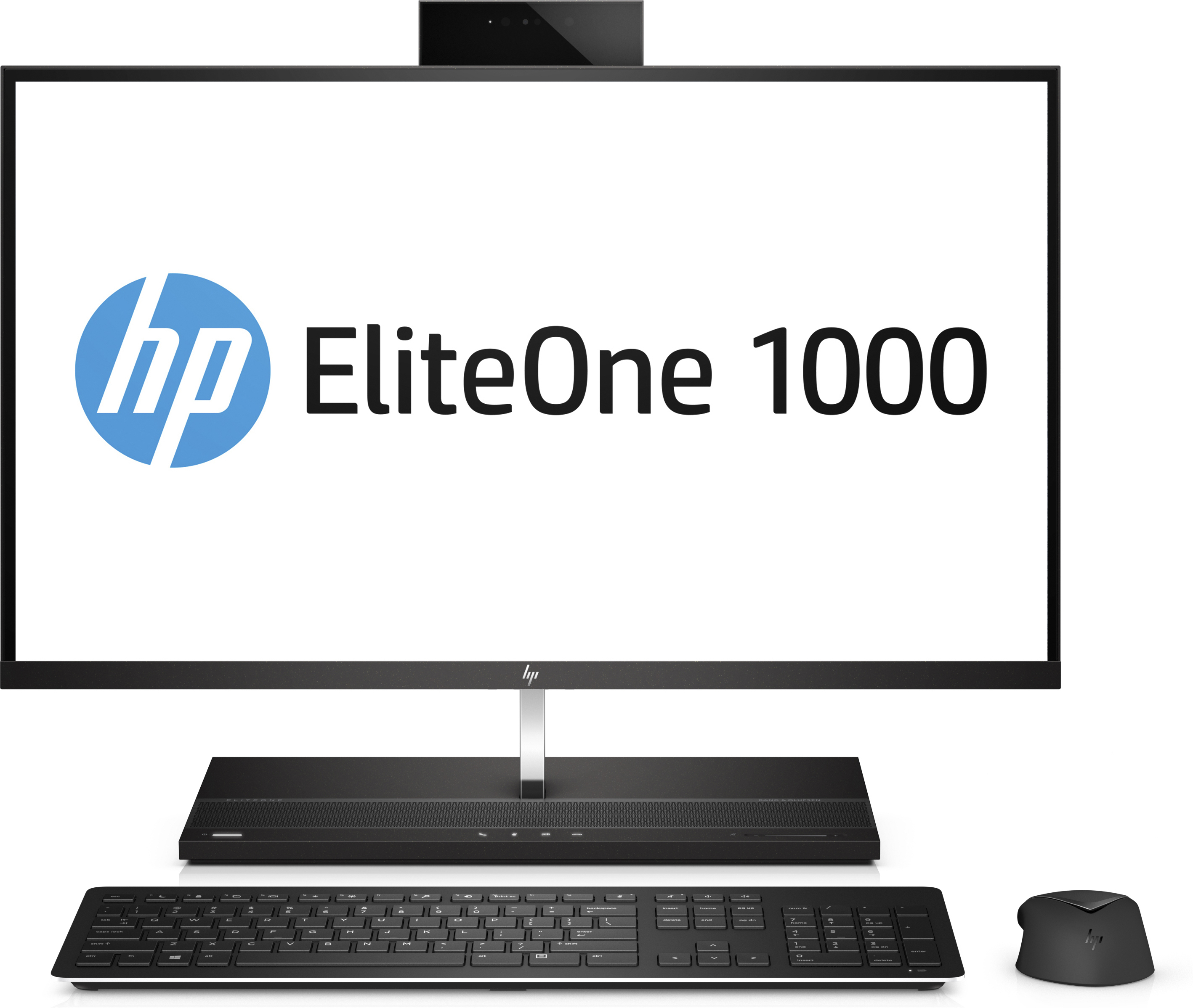 HP EliteOne 1000 G1 Intel® Core™ i5 68,6 cm (27') 3840 x 2160 pixlar 8 GB DDR4-SDRAM 256 GB SSD Allt-i-ett-dator Windows 10 Pro Wi-Fi 5 (802.11ac) Svart, Silver
