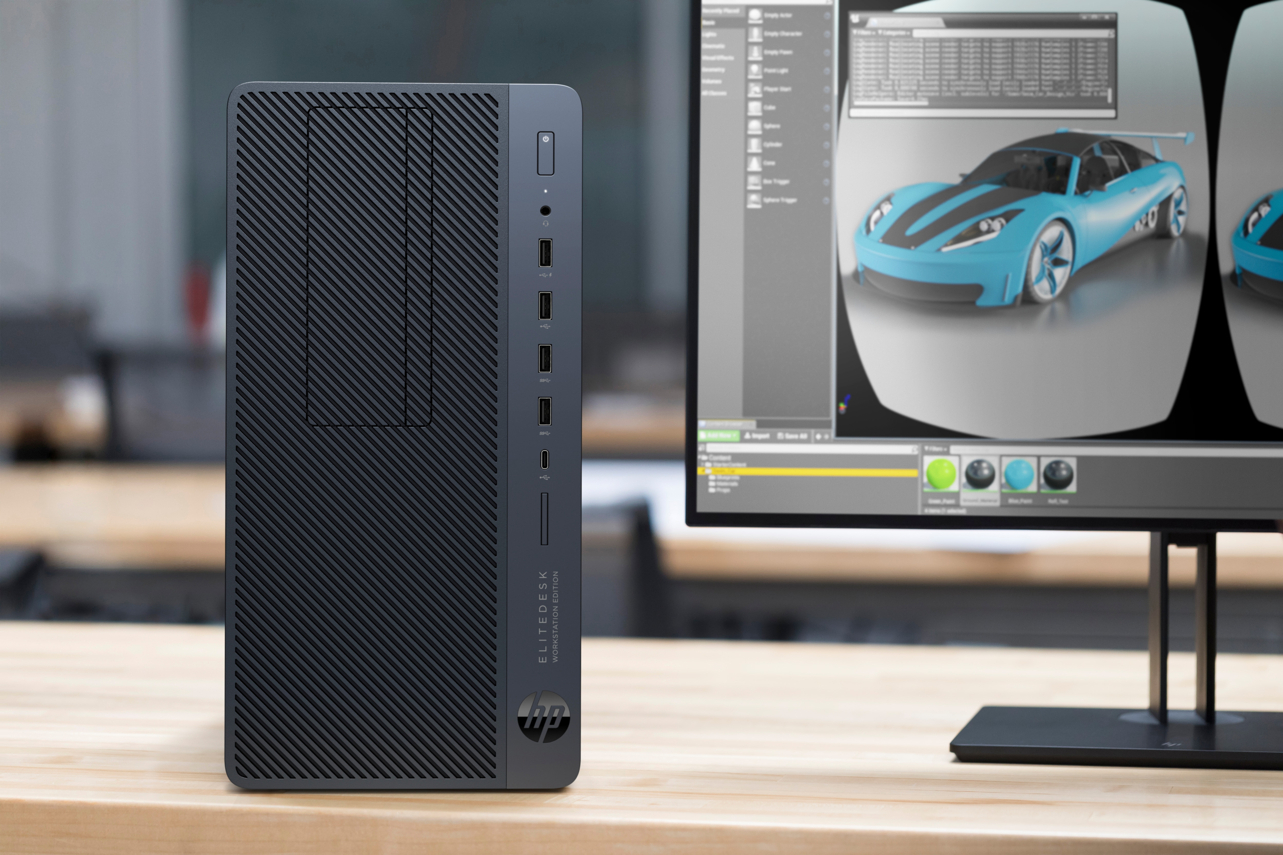 HP EliteDesk 705 G4 AMD Ryzen™ 5 PRO 2600 16 GB DDR4-SDRAM 256 GB SSD AMD Radeon RX 550 Windows 10 Pro Micro Tower Workstation Black image 7