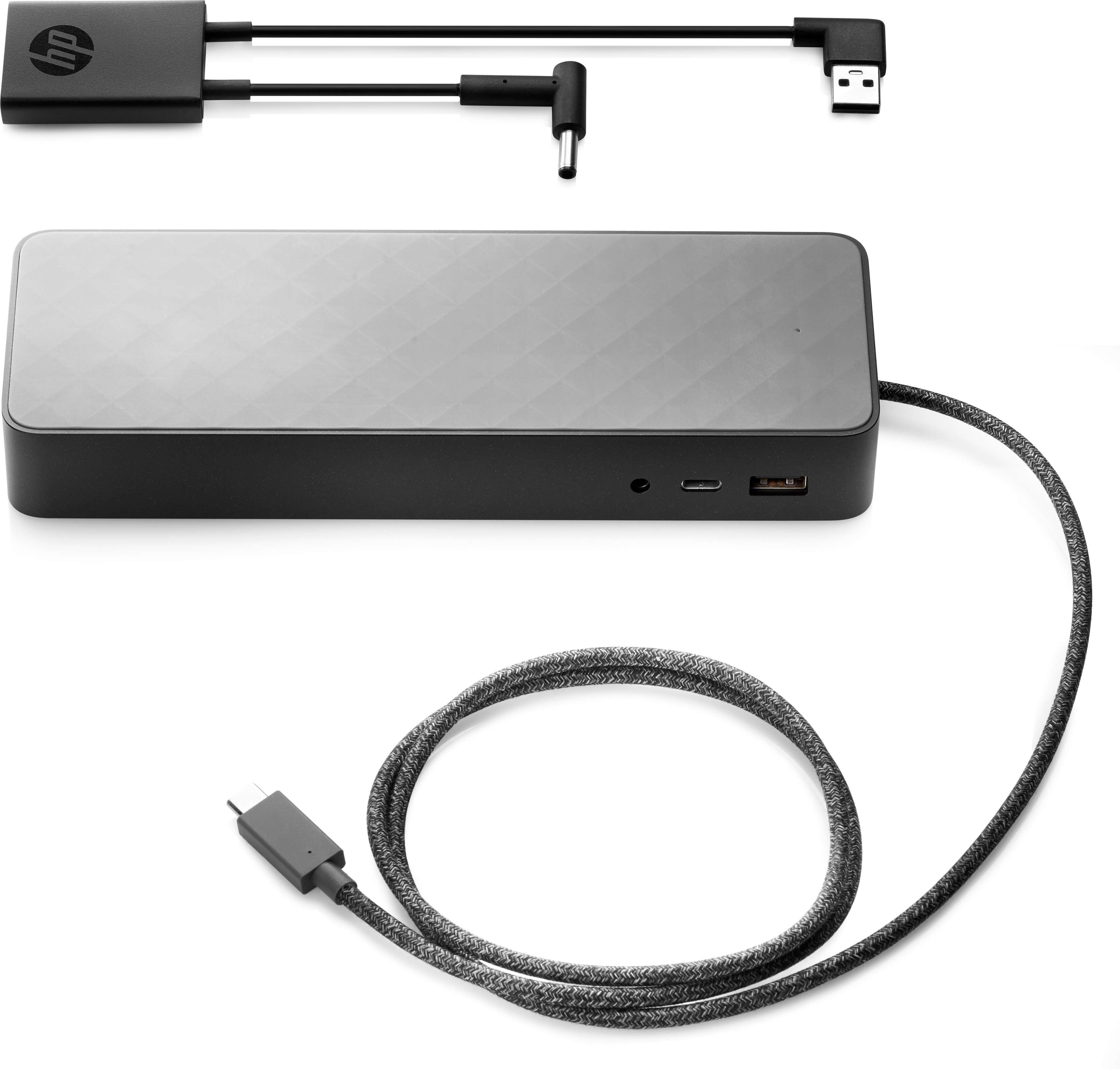 صورة محول HP 4.5 ملم و USB، سلكي، USB 3.2 Gen 1 Type-A، أسود