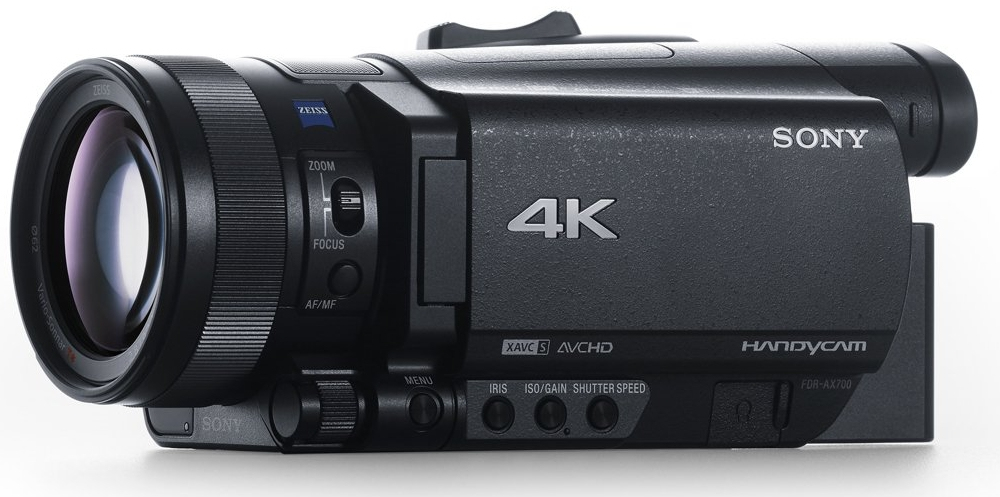 Sony FDR-AX700 Handhållen videokamera 14,2 MP CMOS 4K Ultra HD Svart
