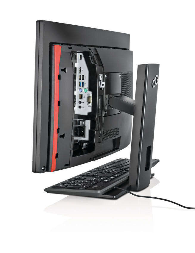 Fujitsu ESPRIMO K557/24 Intel® Core™ i3 i3-7100T 60.5 cm (23.8″) 1920 x 1080 pixels All-in-One PC 8 GB DDR4-SDRAM 128 GB SSD Windows 10 Pro Black image 6