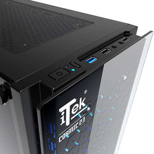 itek COSMIC 23 Midi Tower Black image 4