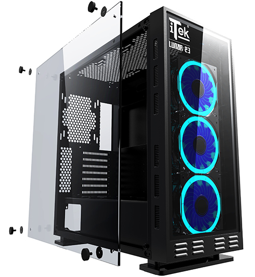 itek LUNAR 23 Midi Tower Black image 3