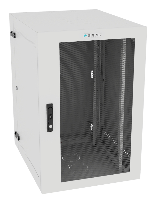 Vertiv VR Rack GL36WMCMM-W-SC-00-00 rack cabinet 19U Wall mounted rack White – image 1