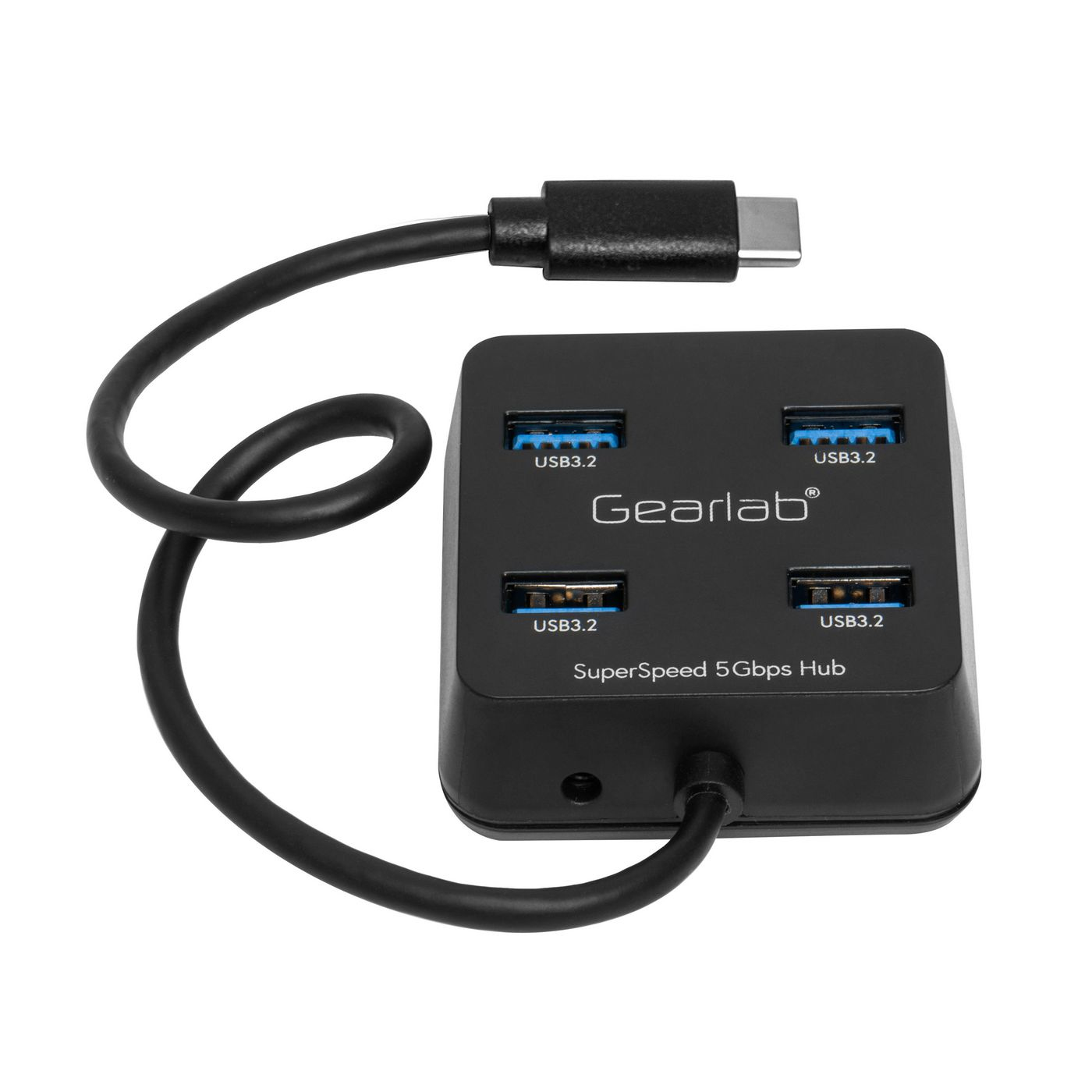 eSTUFF GLB235402 interface hub USB 3.2 Gen 1 (3.1 Gen 1) Type-C 5000 Mbit/s Black – image 2
