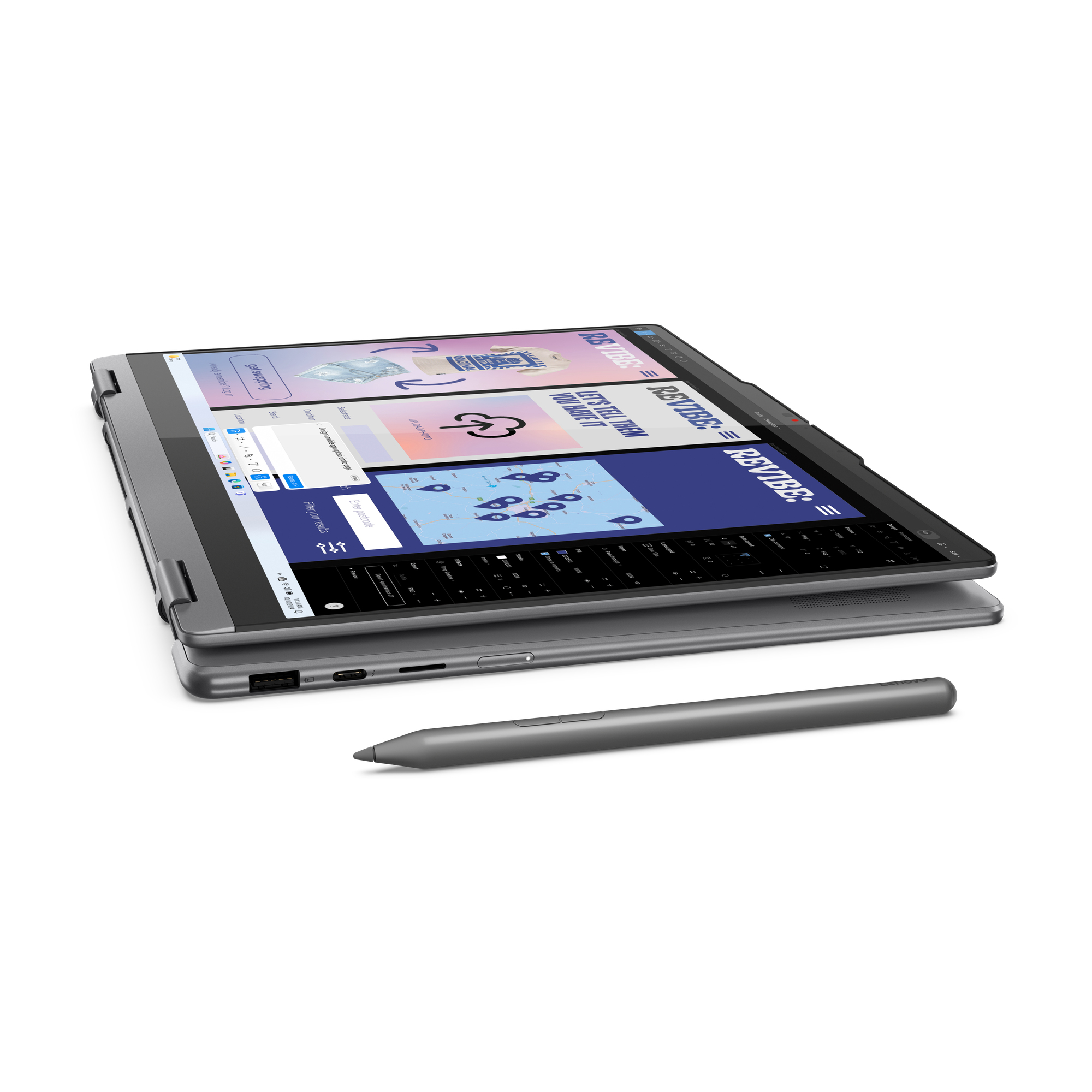 LENOVO - Convertible 2 en 1 Lenovo Yoga 7 14ILL10, Copilot+ PC, Intel Core Ultra 5-226V, 16GB, 512GB SSD, 14' OLED, W11. - imagen 15