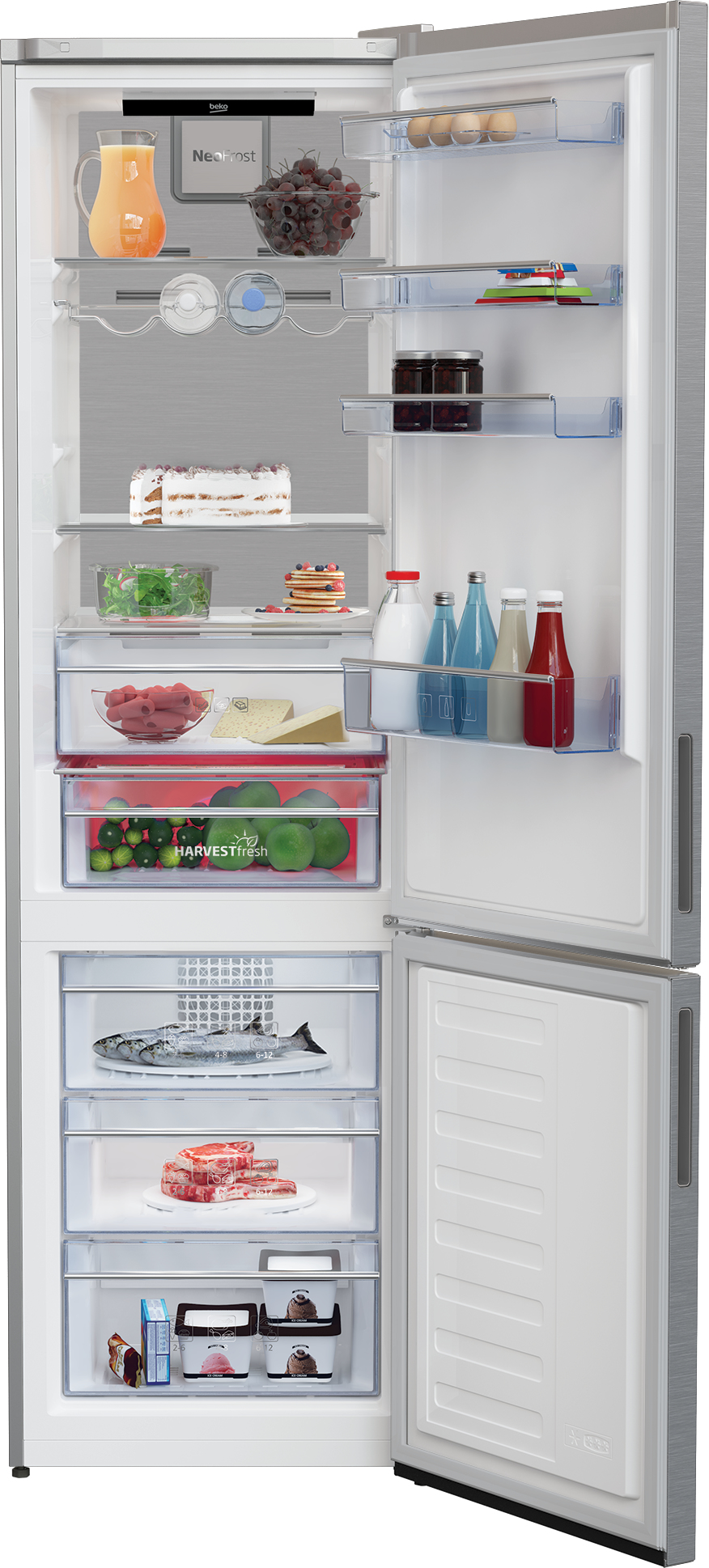 Beko MCNA406E63ZXBN fridge-freezer Freestanding – image 3