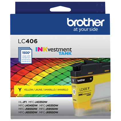 Brother LC406YS ink cartridge 1 pc(s) Original Standard Yield Yellow – image 2