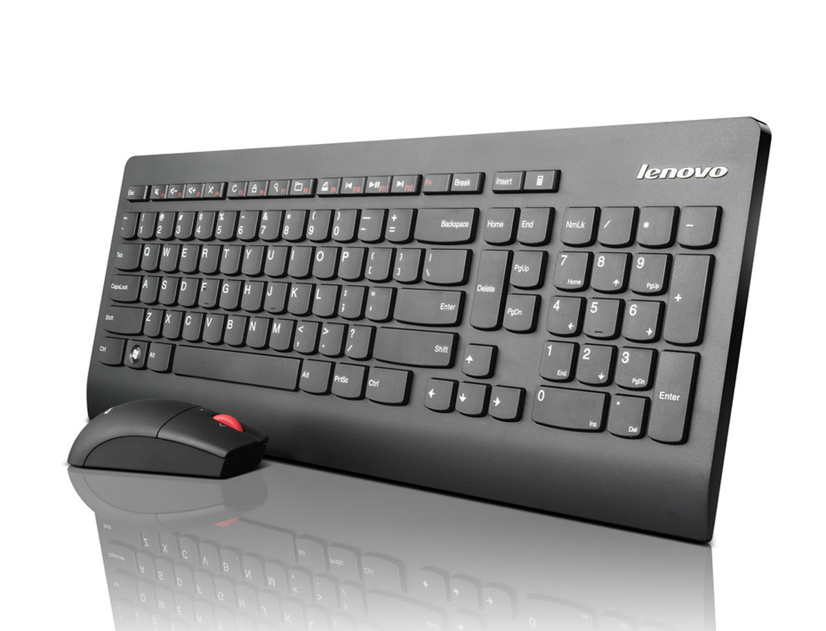 Lenovo 0A34067 keyboard Mouse included Office RF Wireless Black