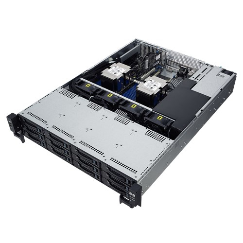 ASUS RS520-E9-RS12 Intel® C621 LGA 3647 (Socket P) Rack (2U) Svart, Rostfritt stål