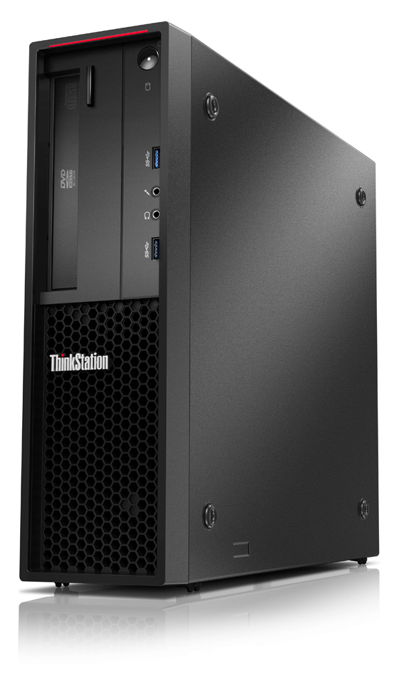 Lenovo ThinkStation P320 Intel® Xeon® E3 Family E3-1245V6 8 GB DDR4-SDRAM 256 GB SSD Windows 10 Pro SFF Workstation Black image 3