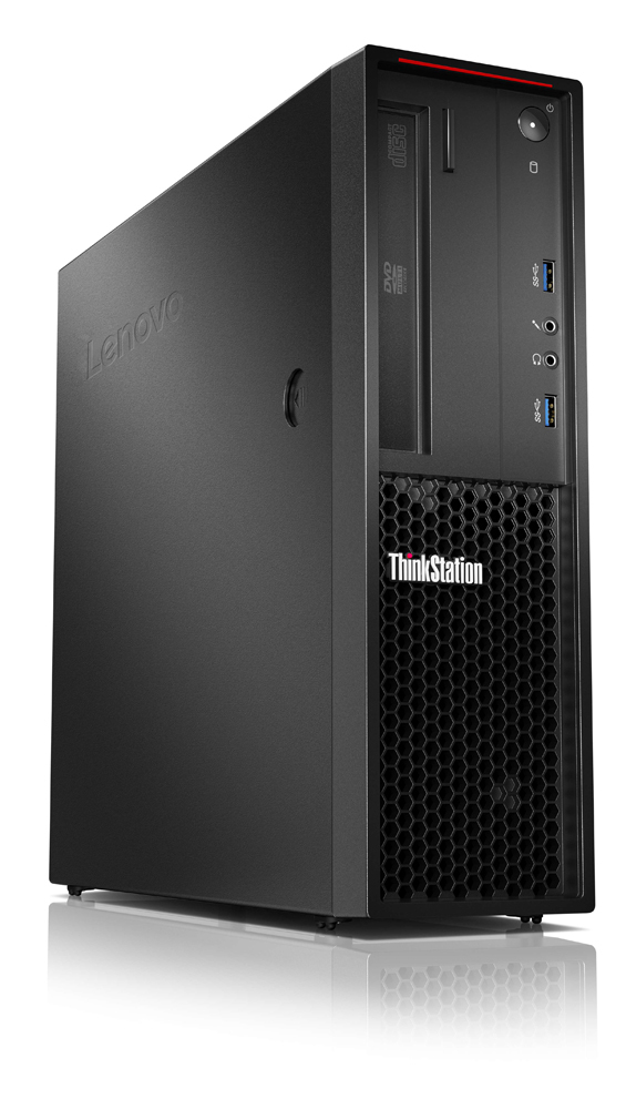 Lenovo ThinkStation P320 Intel® Xeon® E3 Family E3-1245V6 8 GB DDR4-SDRAM 256 GB SSD Windows 10 Pro SFF Workstation Black image 2