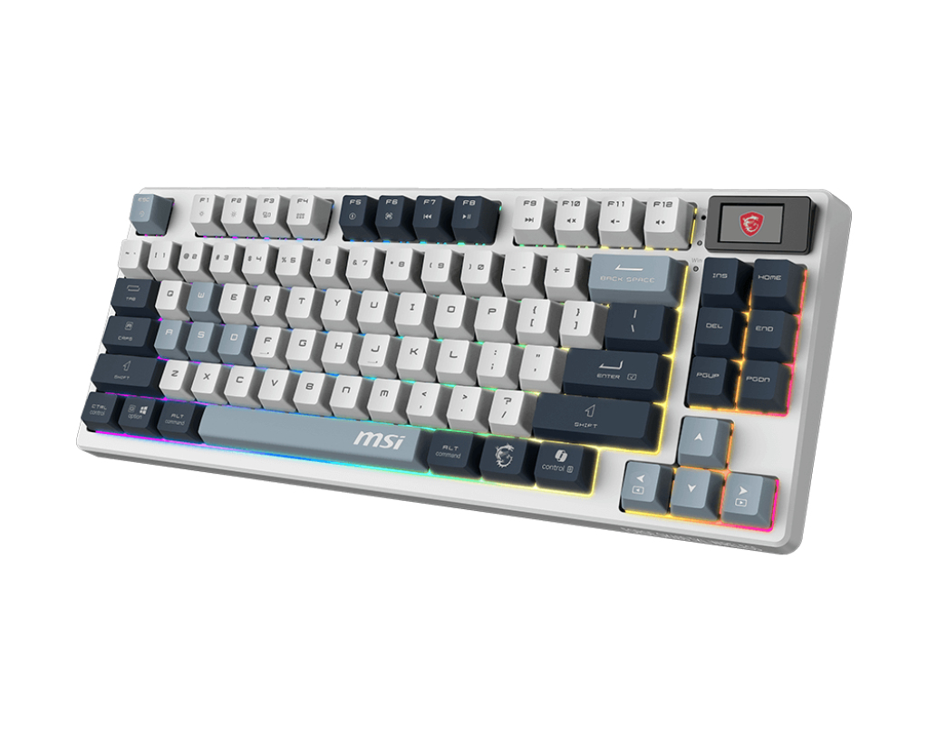 Teclado MSI GK600 TKL SKY BLUE