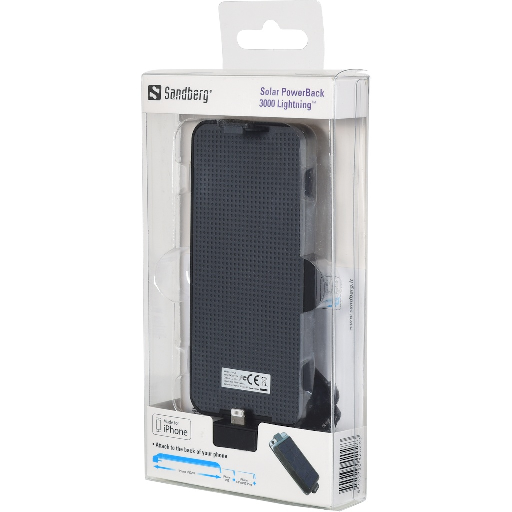 Sandberg Solar PowerBack 3000 Lightning – image 2
