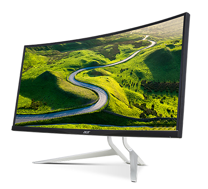 Acer XR XR342CK computer monitor 86.4 cm (34″) 3440 x 1440 pixels UltraWide Quad HD LED Black, Silver image 2