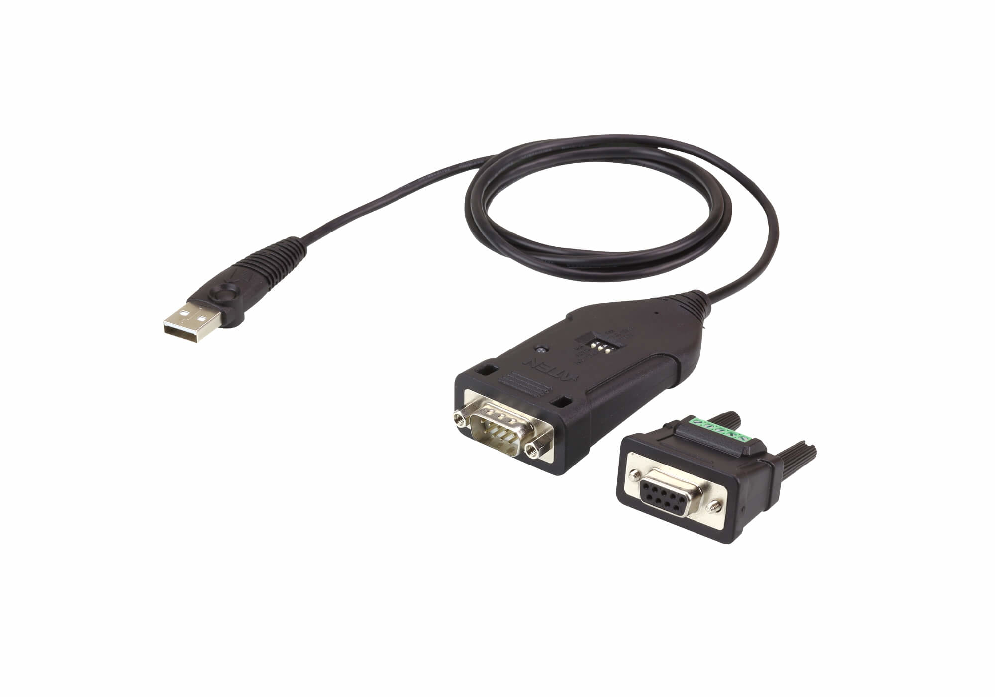 ATEN UC485 cavo seriale Nero 12 m USB tipo A DB-9