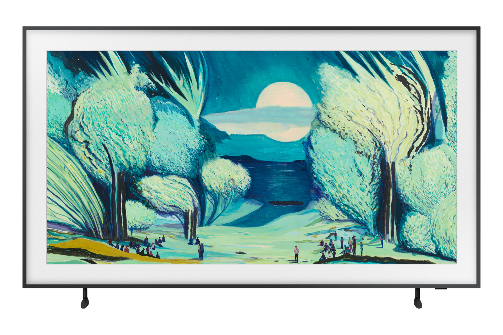 TV Samsung QLED QE55LS03FAUXXH 55 4K UltraHD 144Hz Smart TV Tizen HDR10 Mode Art — photo 2